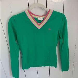 Vintage Lilly Pulitzer V Neck Sweater